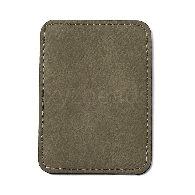 Imitation Leather Laserable Label Tags FIND-WH0112-79A-1