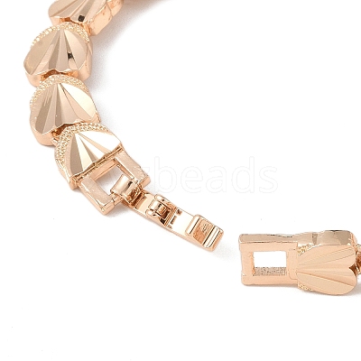 Brass Link Chain Bracelets for Women Men BJEW-P324-01B-KCG-1