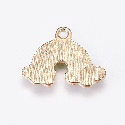Alloy Enamel Pendants X-ENAM-O035-14G-B-1