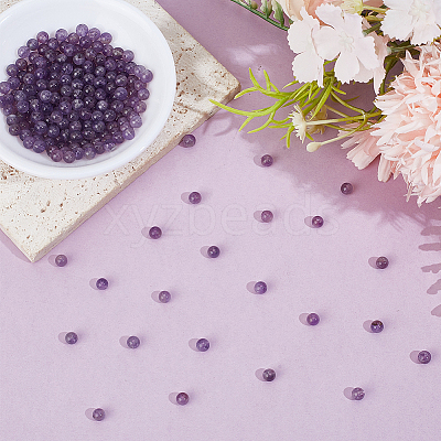 Natural Grade B Amethyst Beads G-PA0002-59A-1