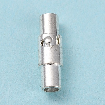 Brass Locking Tube Magnetic Clasps X-MC079-S-1