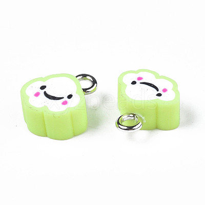 Handmade Polymer Clay Charms LS-CLAY-N006-37B-01I-1