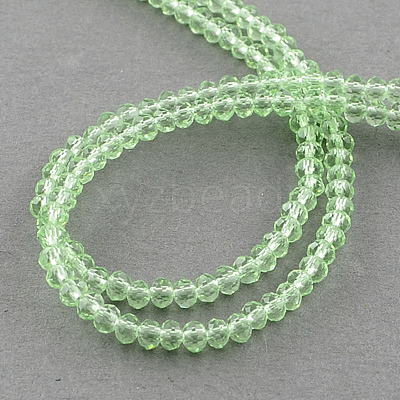 Transparent Glass Beads Strands GLAA-R135-2mm-09-1