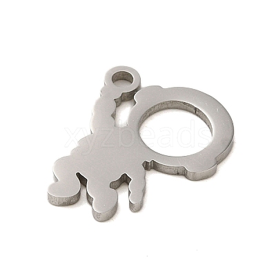 Non-Tarnish 304 Stainless Steel Charms STAS-S123-03P-11-1