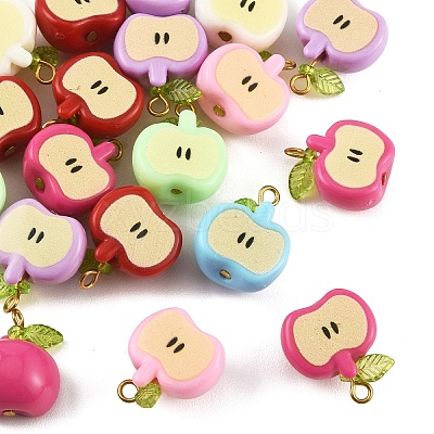 20Pcs Acrylic Pendants PALLOY-YW00129-1