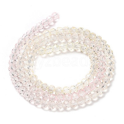 Transparent Painted Glass Beads Strands DGLA-A034-T3mm-A25-1