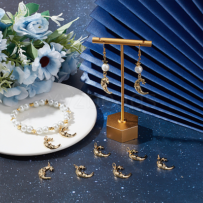 Brass Pendants KK-BBC0005-06-1