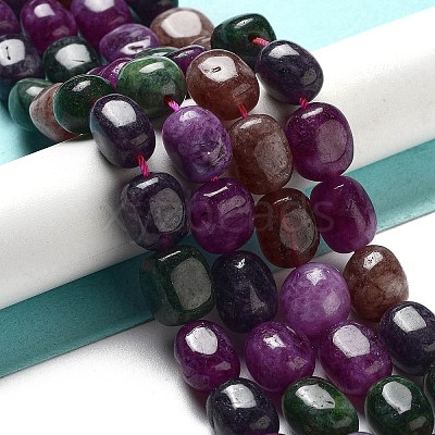Natural Malaysia Jade Beads Strands G-P528-N04-01-1