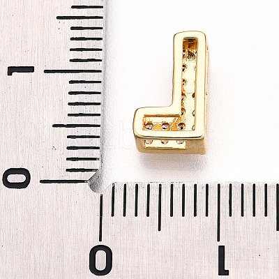 Brass Micro Pave Cubic Zirconia Charms KK-N254-217G-L-1