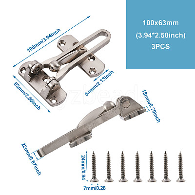 Zinc Alloy Swing Bar Door Lock LS-SW-TAC0002-01C-1