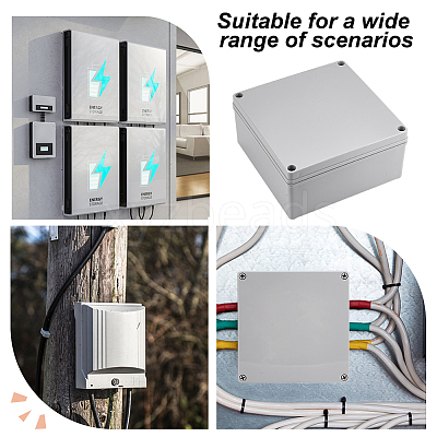 Outdoor Waterproof ABS Plastic Cable Boxes CON-WH0089-232A-1