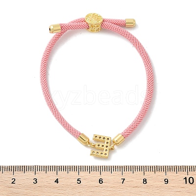 Adjustable Nylon Cord Bracelets X-BJEW-C096-01G-05-1