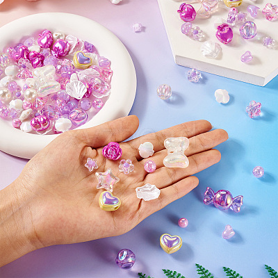Acrylic Beads MACR-TA0001-87F-1