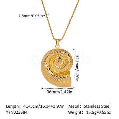 Stainless Steel Pendant Necklaces for Women EG5545-2-1