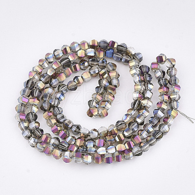Electroplate Glass Beads Strands EGLA-S176-07B-B03-1