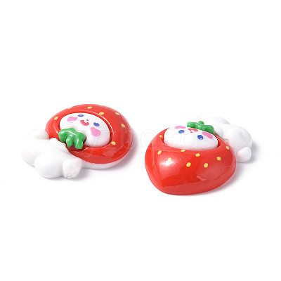Opaque Resin Cabochons CRES-P023-06J-1