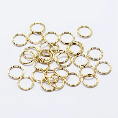 925 Sterling Silver Saw Cut Open Jump Rings STER-F036-02G-0.6x4mm-1