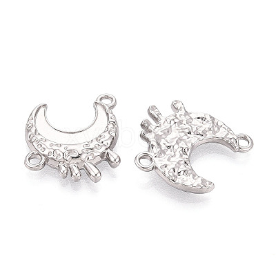 304 Stainless Steel Connector Cabochon Settings STAS-N114-48P-1