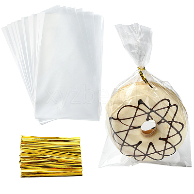 100Pcs OPP Plastic Bags OPP-SP0001-04A-1