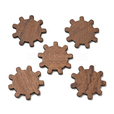 Walnut Wood Cabochons WOOD-F013-15-1