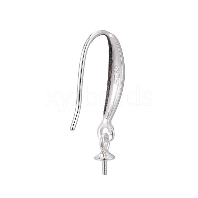 925 Sterling Silver Earring Hooks X-STER-E062-02S-1