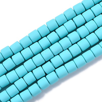 Handmade Polymer Clay Bead Strands X-CLAY-ZX006-01-77-1