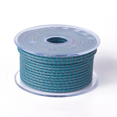 Braided Cowhide Cord WL-I004-6mm-12-1