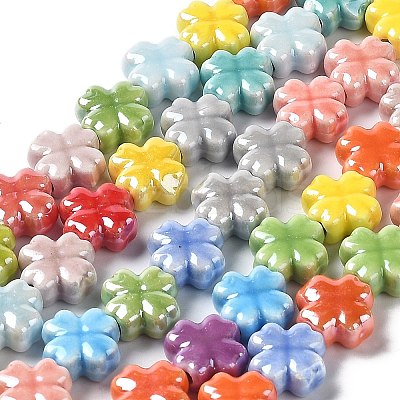 Handmade Porcelain Beads Strands X-PORC-Z001-01-1