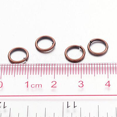 Brass Open Jump Rings JRC8MM-R-1
