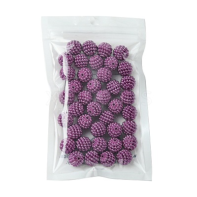 Imitation Pearl Acrylic Beads OACR-FS0001-45G-1