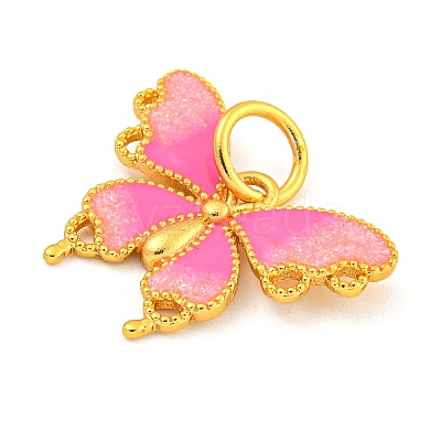 Rack Plating Brass Enamel Pendants KK-Z054-05G-01-1