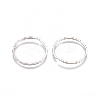 Tarnish Resistant 304 Stainless Steel Open Jump Rings STAS-G225-13P-01-1