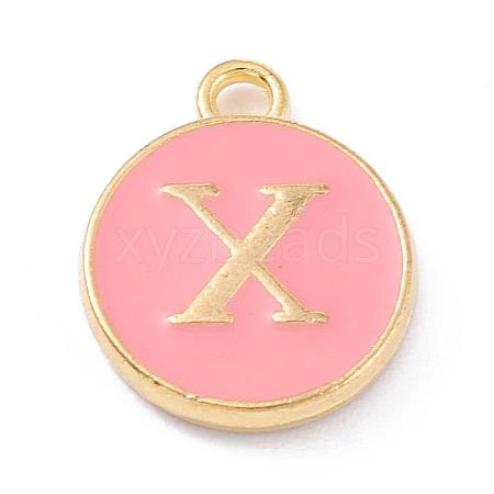 Golden Plated Alloy Enamel Charms ENAM-Q437-14X-1