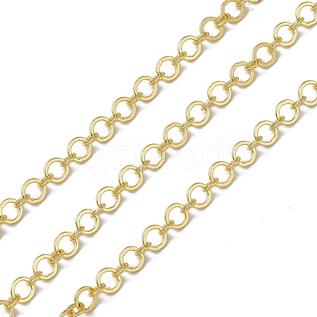 Brass Circle Ring Link Chains CHC-P010-07G-1