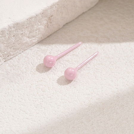 Round Porcelain Stud Earrings PV8744-2-1