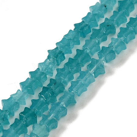 Dyed Natural Amazonite Beads Strands G-G085-B30-01-1