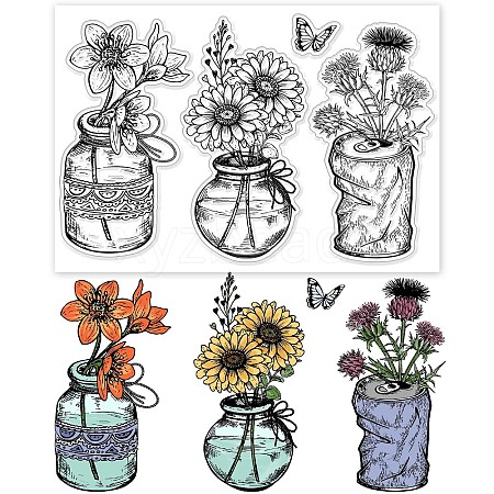 Custom PVC Plastic Clear Stamps DIY-WH0448-0119-1