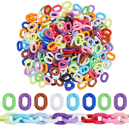 300Pcs Plastic Quick Link Connectors KY-SP0001-71-1