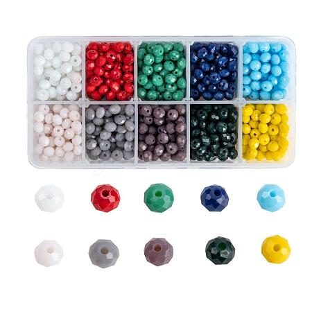 Opaque Solid Color Glass Beads EGLA-JP0002-01D-6mm-1