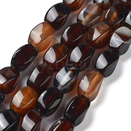 Natural Agate Beads Strands G-G172-01G-1