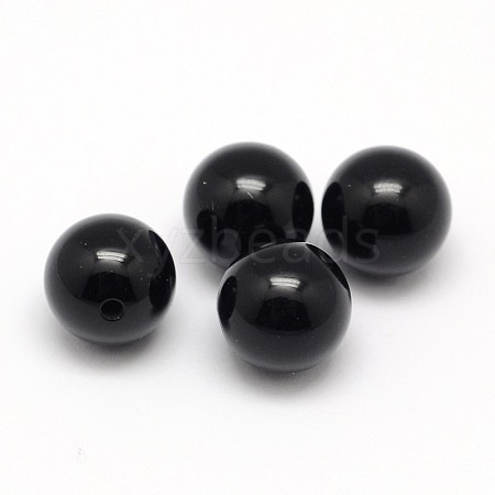 Natural Black Onyx Beads G-D708-10mm-1