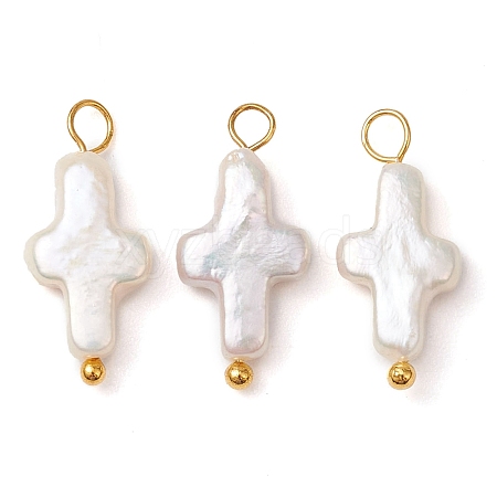 Natural Keshi Pearl Pendants PALLOY-JF02823-1