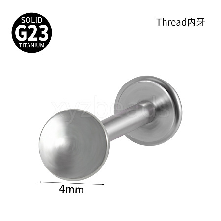 G23 Titanium 17 Gauge Threadless Labrets WGEEA58-02-1