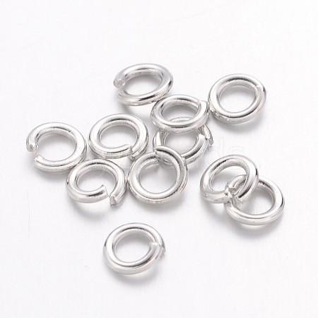 Brass Open Jump Rings X-JRC4mm-NF-1