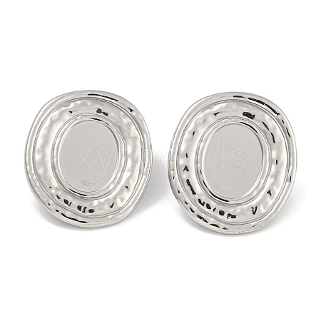 304 Stainless Steel Stud Earring Finding EJEW-U022-06P-1