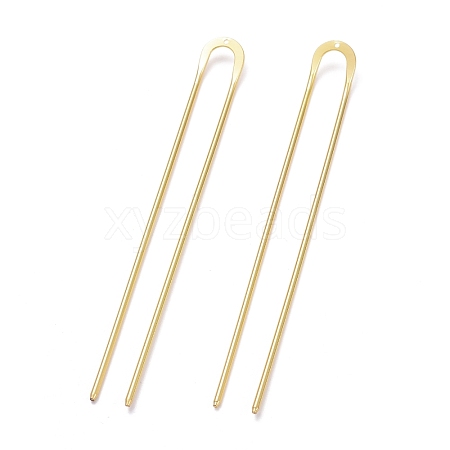 Brass Hair Fork Findings KK-F830-01G-1