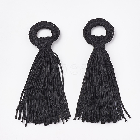 Polyester Tassel Big Pendant Decorations X-FIND-S274-01-1