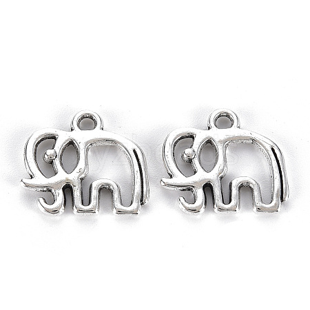 Tibetan Style Alloy Charms LS-TIBE-S323-099AS-RS-1