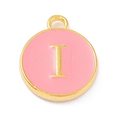 Golden Plated Alloy Enamel Charms ENAM-Q437-14I-1