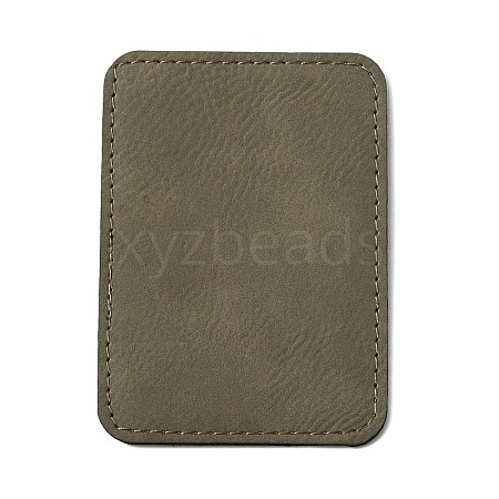 Imitation Leather Laserable Label Tags FIND-WH0112-79A-1